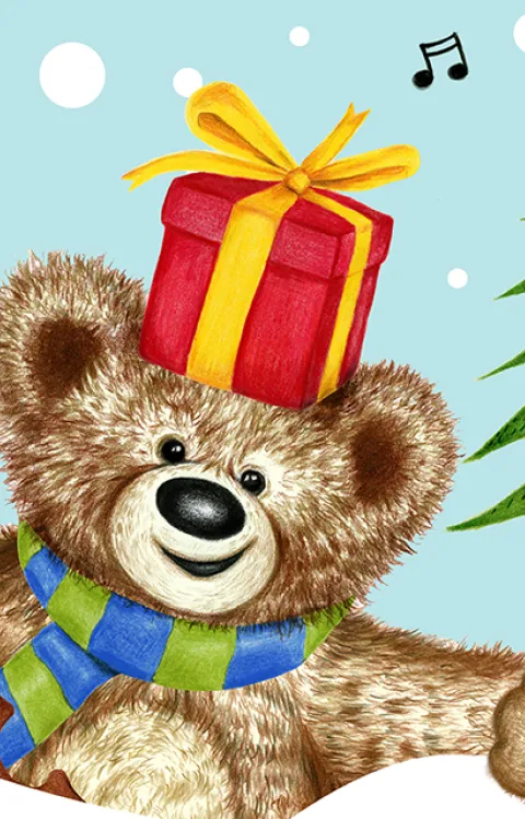 Nalle firar jul med MSO