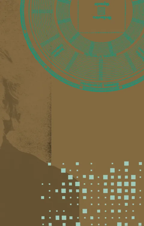 Dekorativ evenemangsbild till Brahms Requiem, konsert under jubileumssäsongen 2024–25 med Malmö SymfoniOrkester