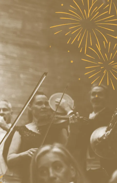 Decorative event image for New Year's Gala 2024 with Malmo Symphony Orchestra, season 2024–25