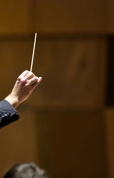 Bertrand de Billy, dirigent i konserten Strauss & Brahms fyra, jubileumssäsongen 2024–25 med Malmö SymfoniOrkester