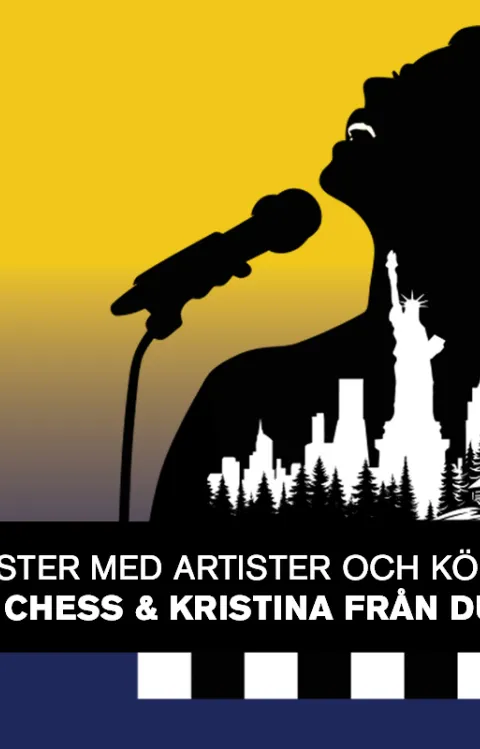 Dekorativ evenemangsbild till Malmö Brandkårsorkesters evenemang Chess – Kristina från Duvemåla