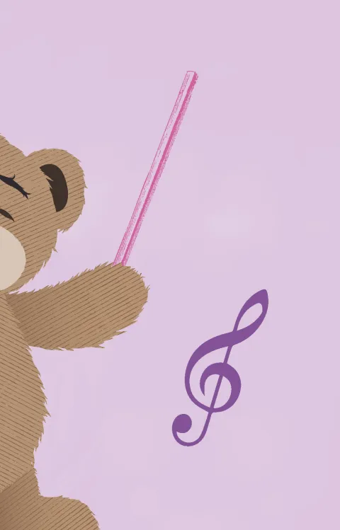 Decorative event image for Nalle meets the Conductor with Malmo Symphony Orchestra, season 2025-26