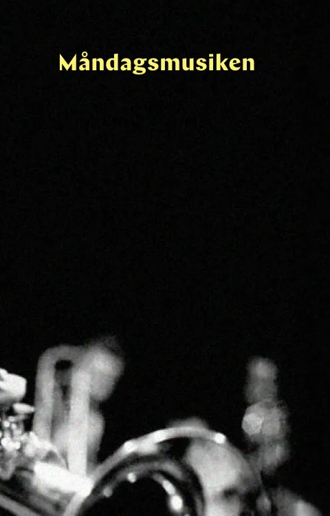 Text "Måndagsmusiken". Bild föreställer Thad Jones