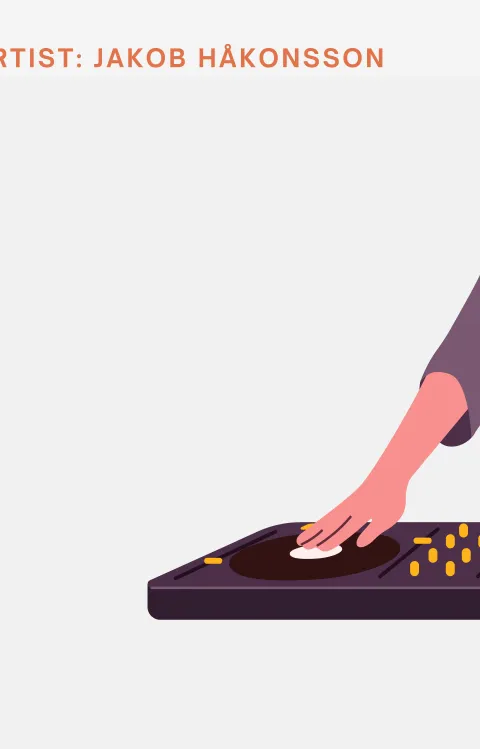 "Music Tech Drinks Kanalscenen Malmö Live 5 november" och dekorativa illustrationer