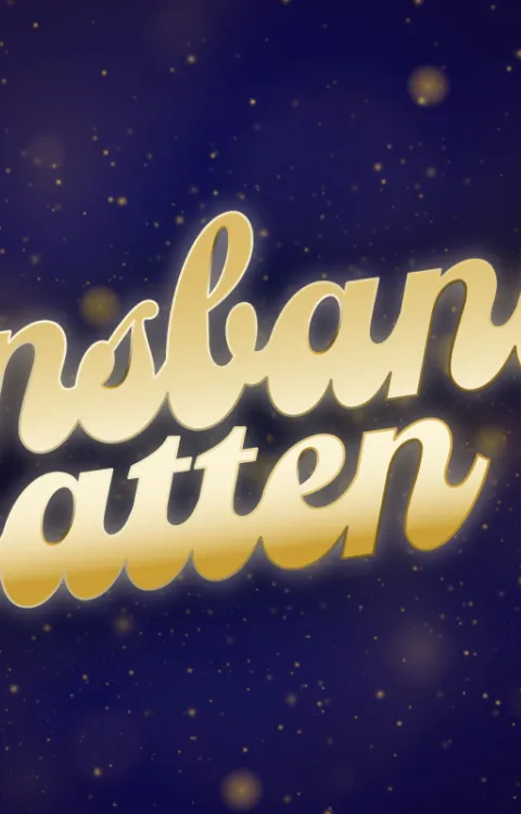 Stjärnhimmel och texten Dansbandsnatten