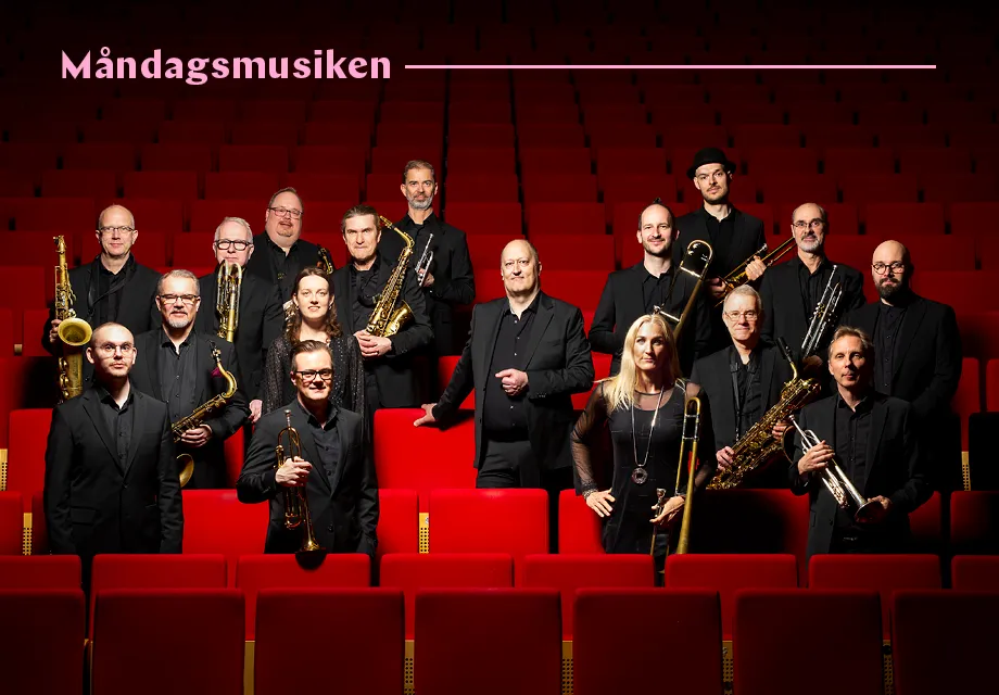 Norrbotten Big Band framför tillsammans med Genevieve Artadi på Måndagsmusiken på Malmö Live