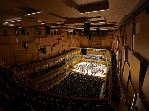 The concert hall