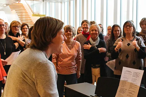 Lunchkören med Katarina Nilsson Bremer