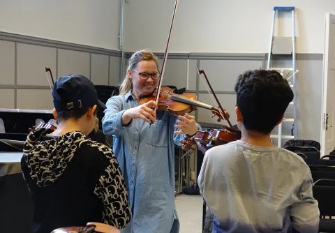 Eventbild Anna Rosén, violinist MSO