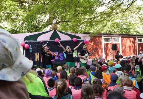 Nallesväng i Barnlandet, Slottsparken under Malmöfestivalen