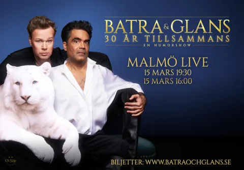 Dekorativ bild med text. David Batra & Johan Glans.