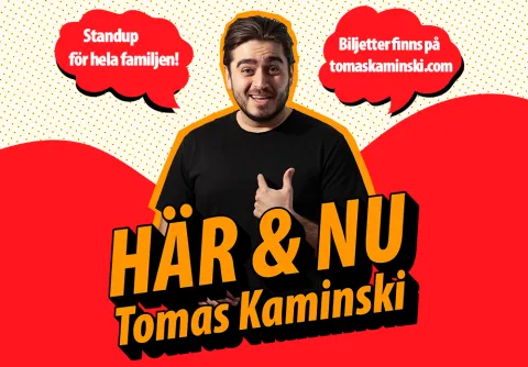 Dekorativ evenemangsbild till Här och nu! – Tomas Kaminski