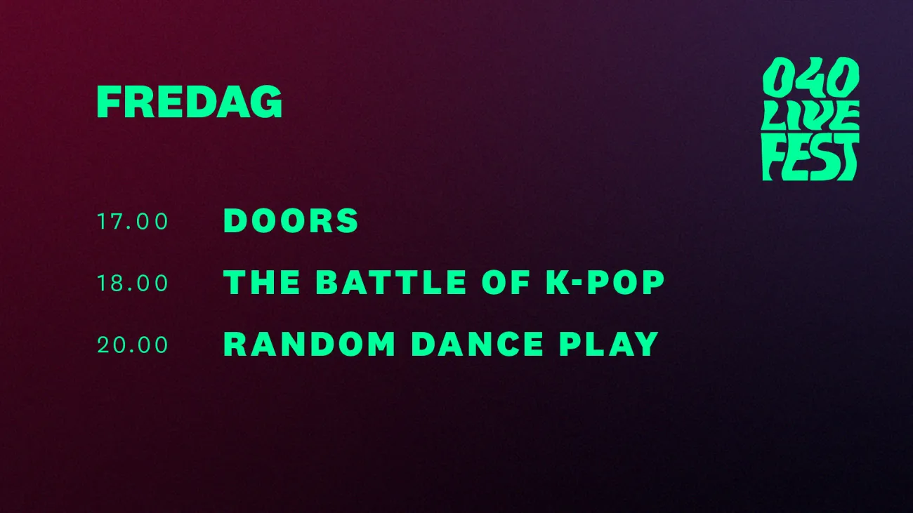 Spelschema föe The Battle of K-pop på Malmö Live kKonserthus