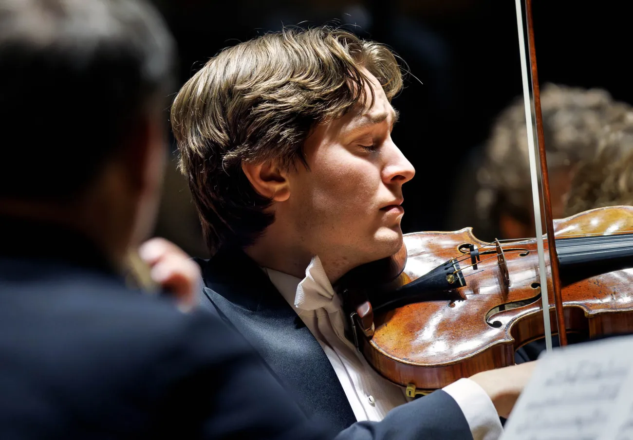 Marcus Bäckerud, en av violinisterna i Malmö SymfoniOrkester