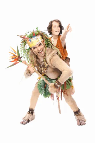 Sean Banan i Dröse och Norbergs uppsättning av Djungelboken The Musical på Malmö Live