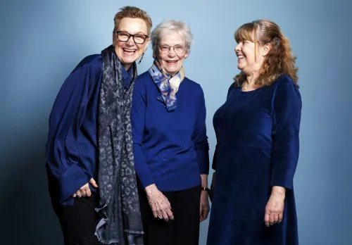 Ninni och Ann-Christine Hyleborg, samt Annika Georgson
