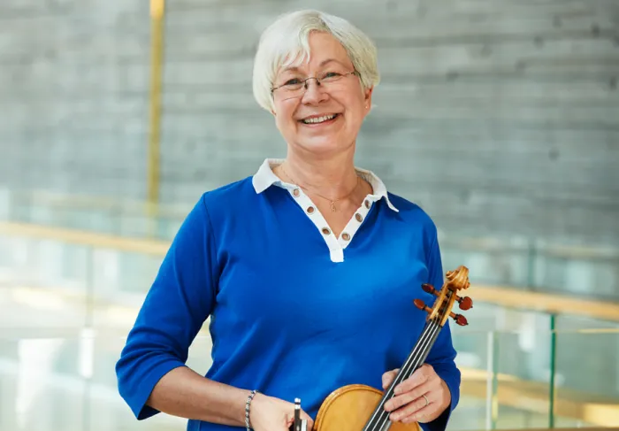 Britt Forsströmson, förstaviolinist i MSO